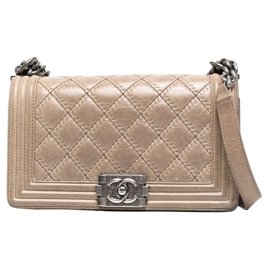 Chanel Neutrals, Pattern Print 31 Rue Cambon Medium Double Flap Bag