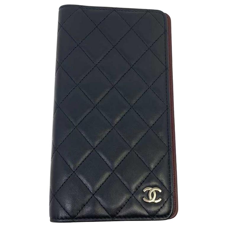 Chanel Agenda Cover In Black Quilted Leather And CC Logo