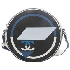 Chanel Airlines Canvas and Rubber Round Crossbody