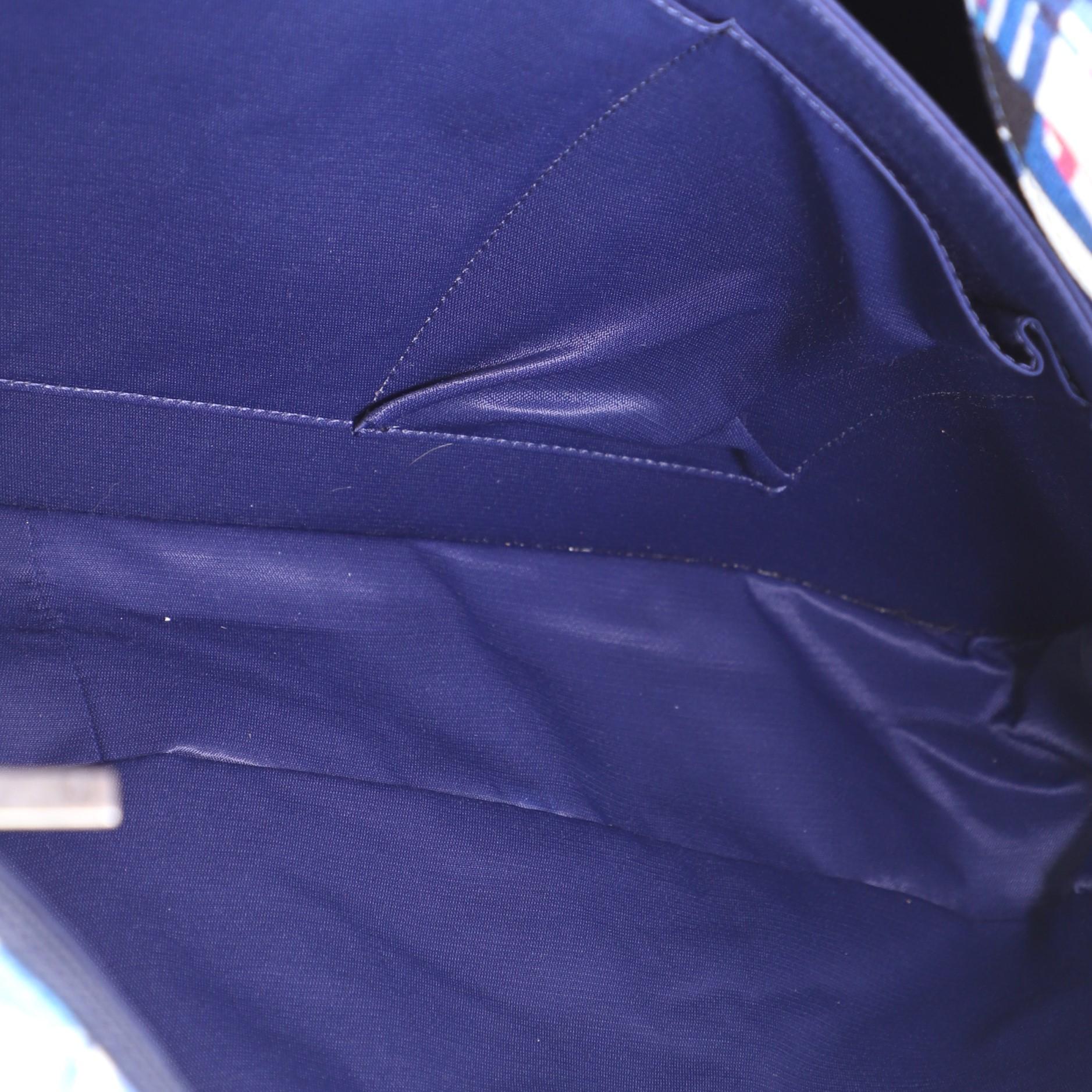 Chanel Airlines CC Flap Bag Printed Canvas XXL In Good Condition In NY, NY