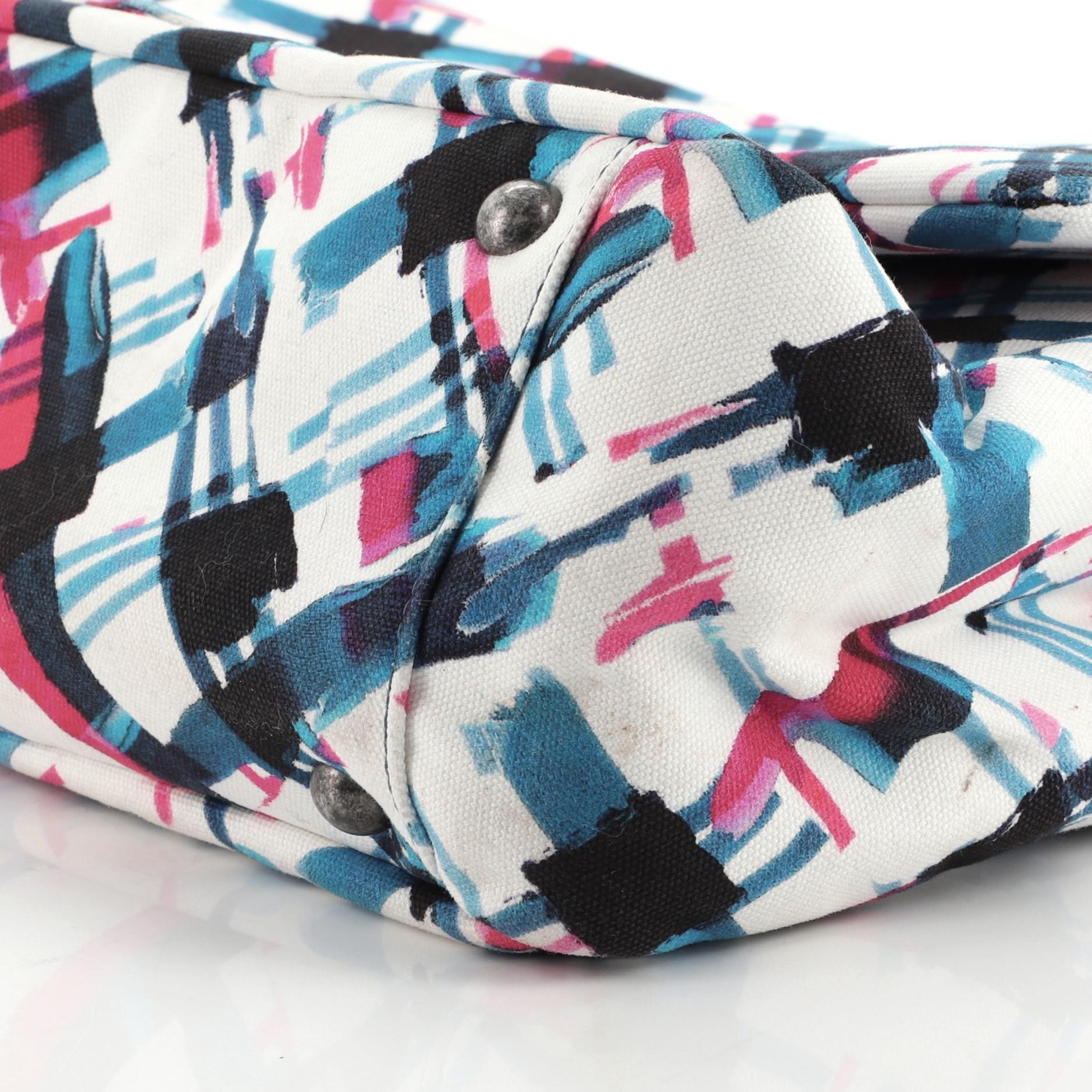 Women's or Men's Chanel Airlines CC Flap Bag Printed Canvas XXL