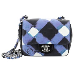 Chanel Airlines CC Flap Bag Printed Leather Mini