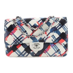 Chanel Airlines Classic Double Flap Bag Printed Lambskin Medium