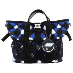 Chanel Airlines Mesh Tote Printed Nylon
