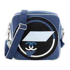  Chanel Airlines Messenger Bag Canvas and Rubber