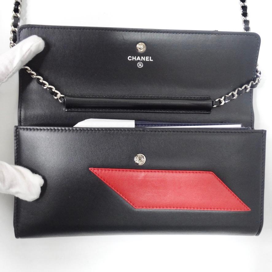 Chanel Airlines Wallet on Chain NM Lambskin Small 5