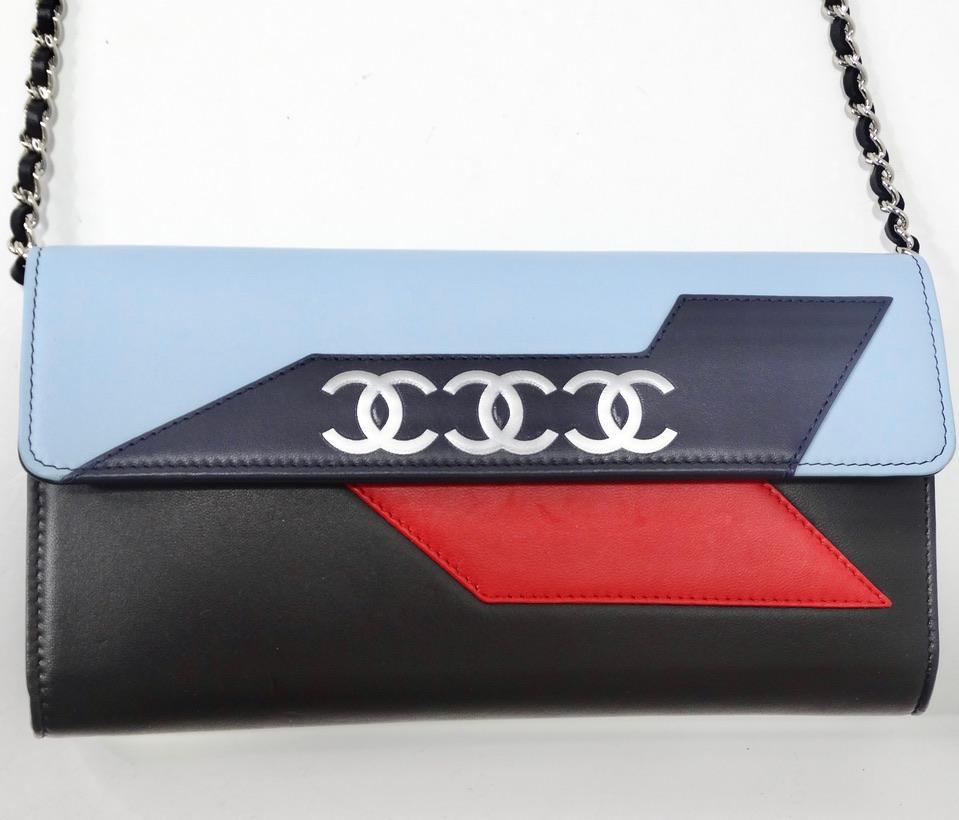 Women's or Men's Chanel Airlines Wallet on Chain NM Lambskin Small