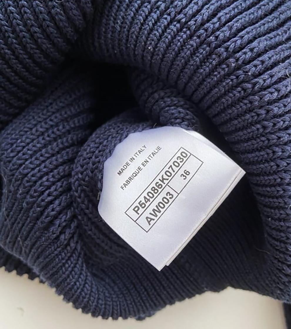 Chanel Airport Collection CC Pullover mit Knopfleisten 36 FR 5