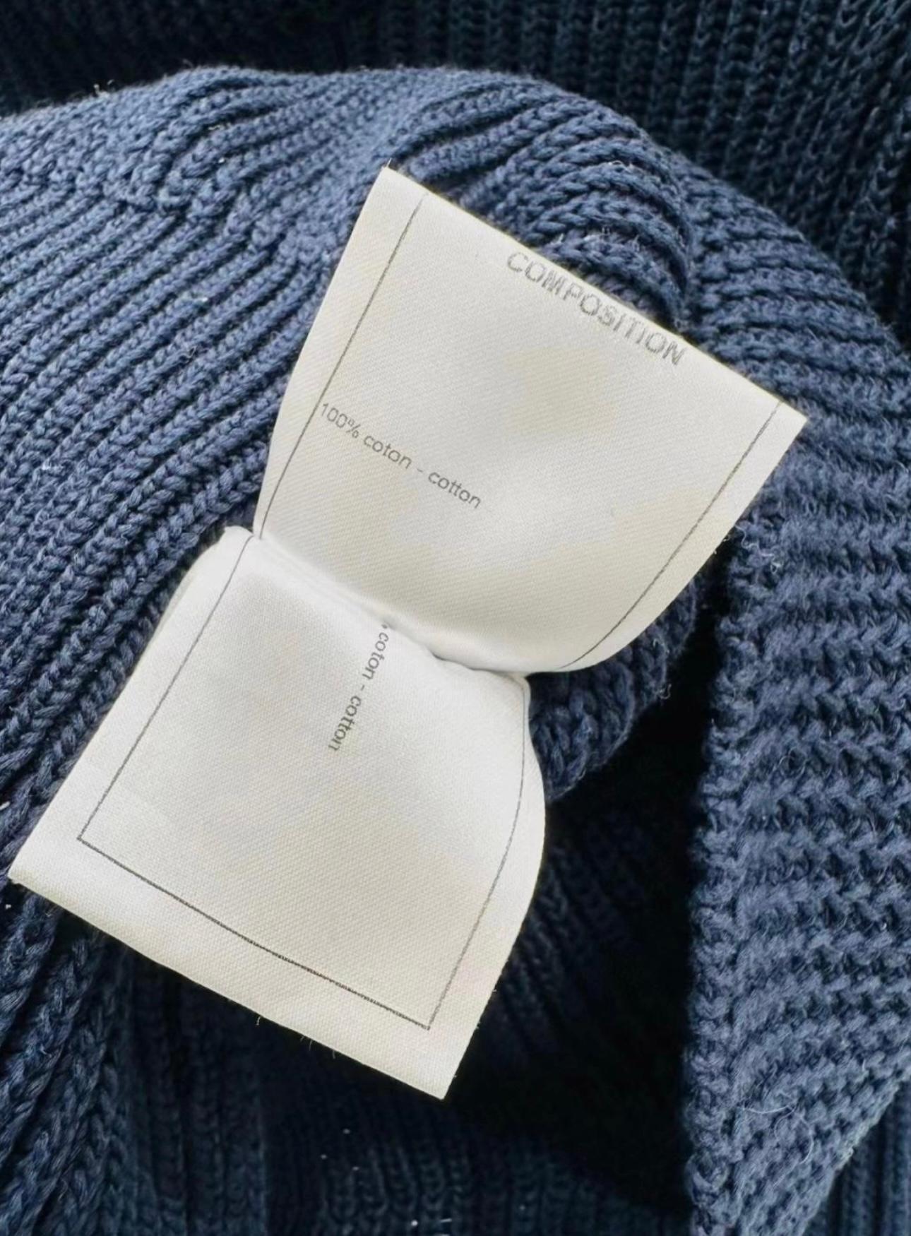 Chanel Airport Collection CC Pullover mit Knopfleisten 36 FR 6