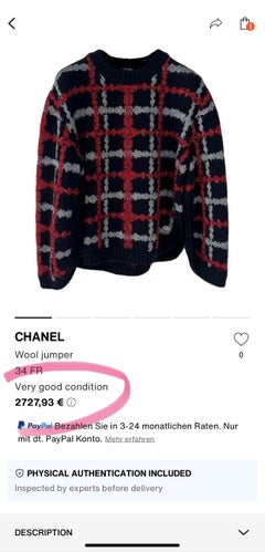 Chanel Airport Collection CC Charm Jumper