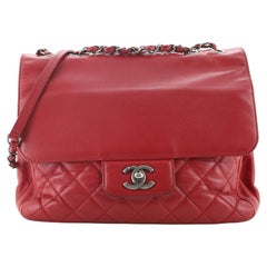 Chanel All About Flap Bag Caviar Large