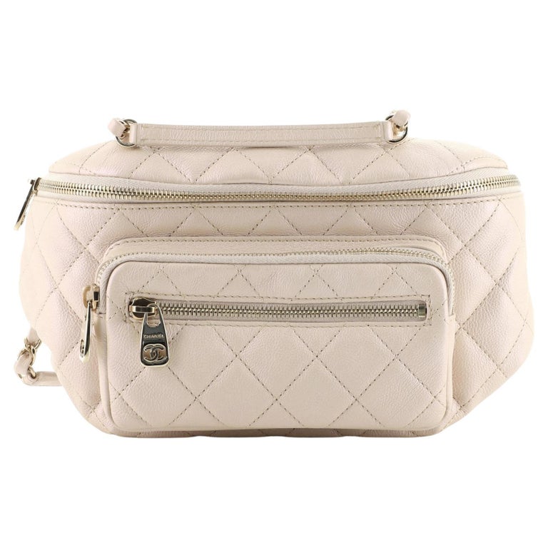 Chanel All About Waist Bag Quilted Iridescent Calfskin Small at