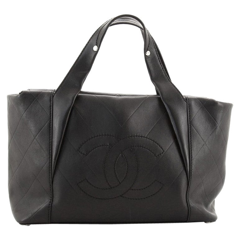Chanel All Day Long Tote Chevron Leather Medium
