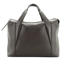 Chanel All Day Long Tote Chevron Leather Medium