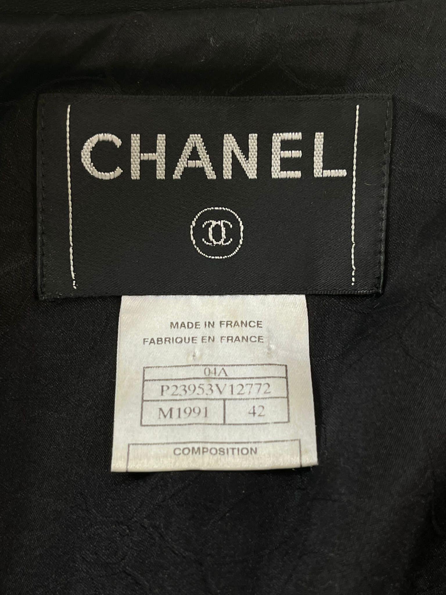 Chanel All Over 'CC' Logo & Camellia Jacket 3