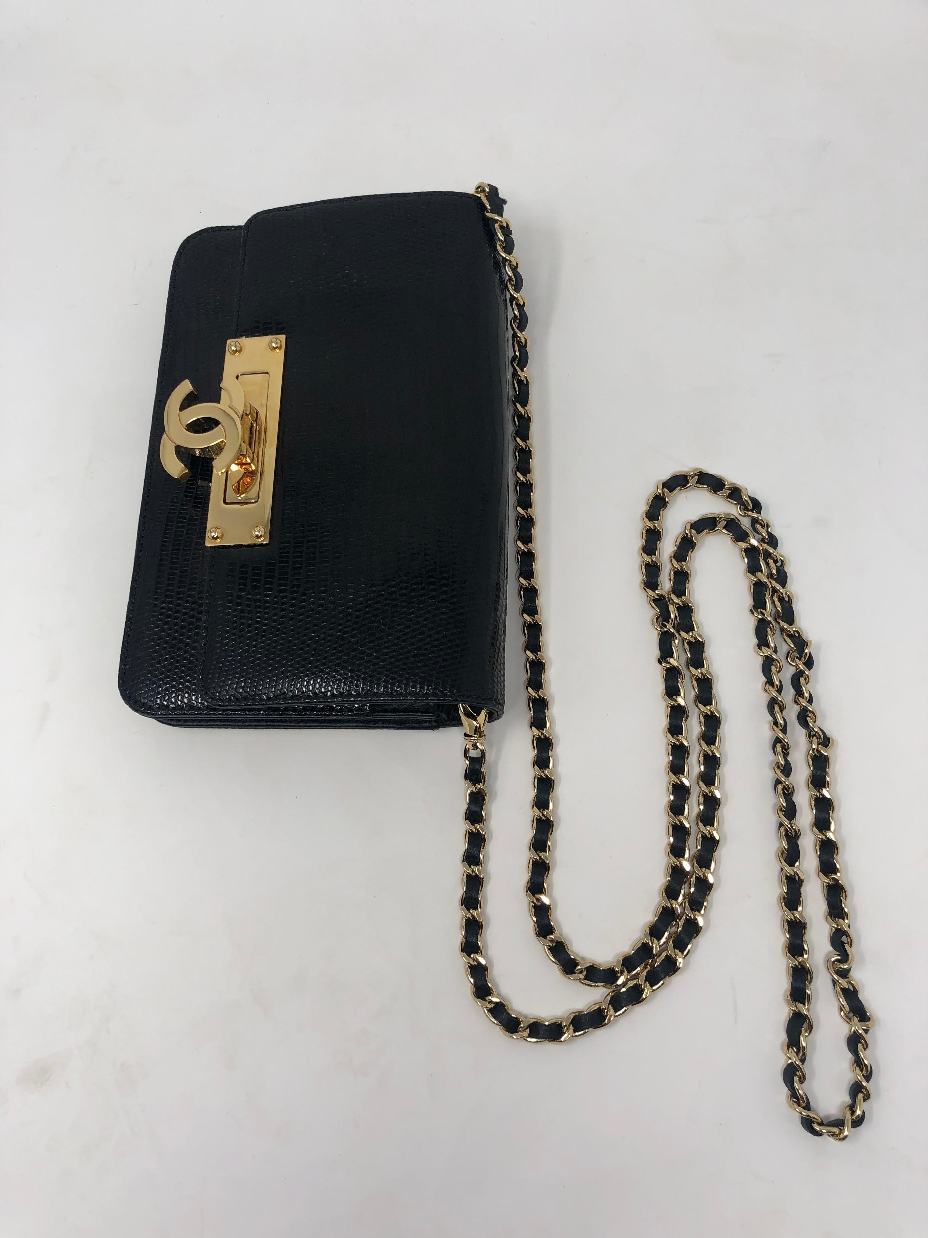 Chanel Alligator Clutch/ Crossbody Bag 5