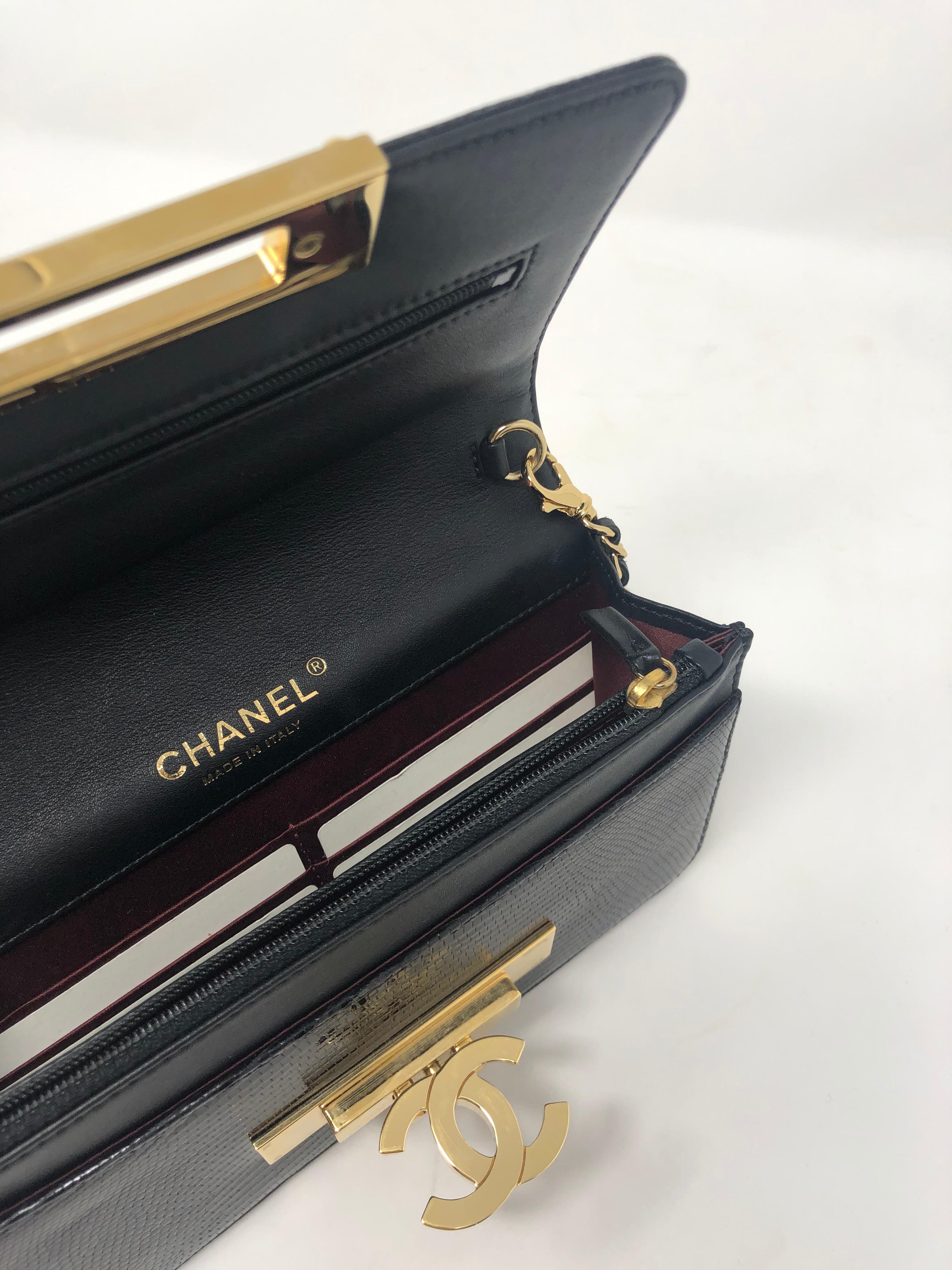 Chanel Alligator Clutch/ Crossbody Bag 6