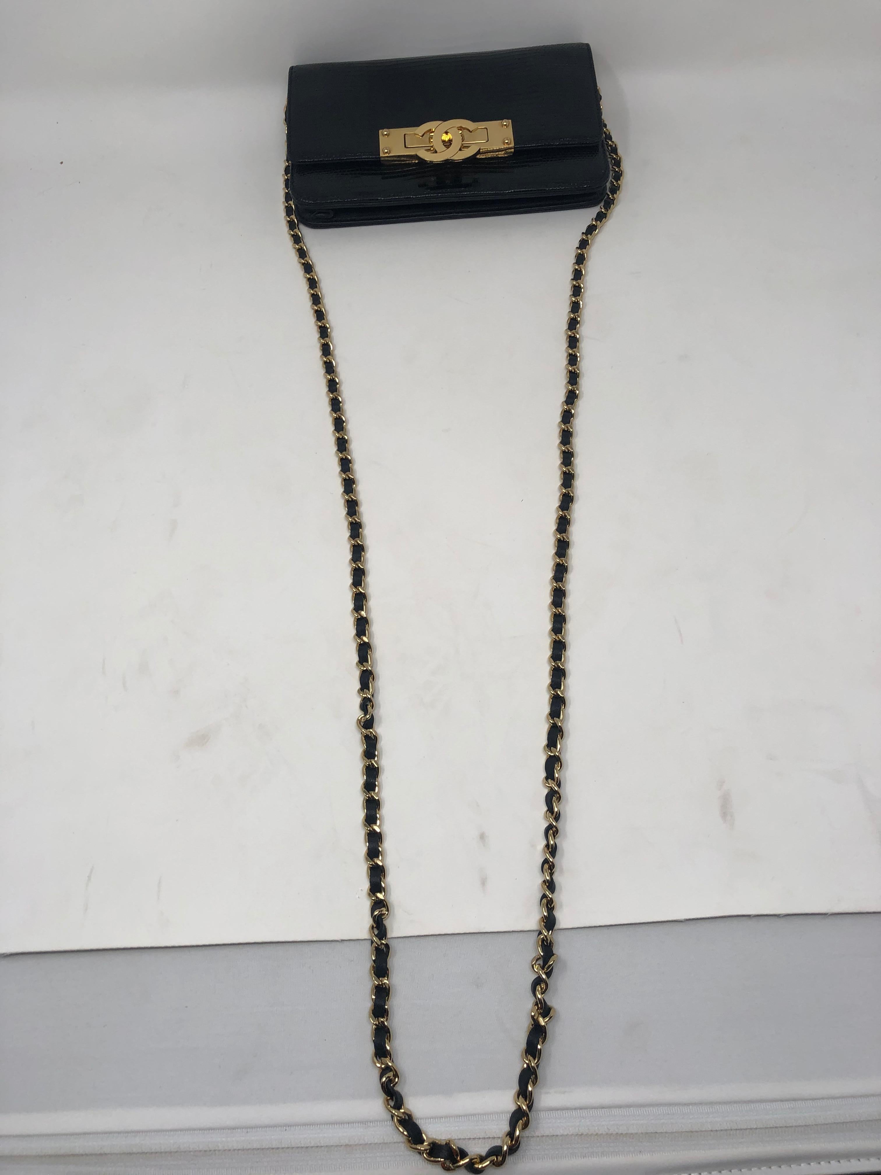 Chanel Alligator Clutch/ Crossbody Bag 1