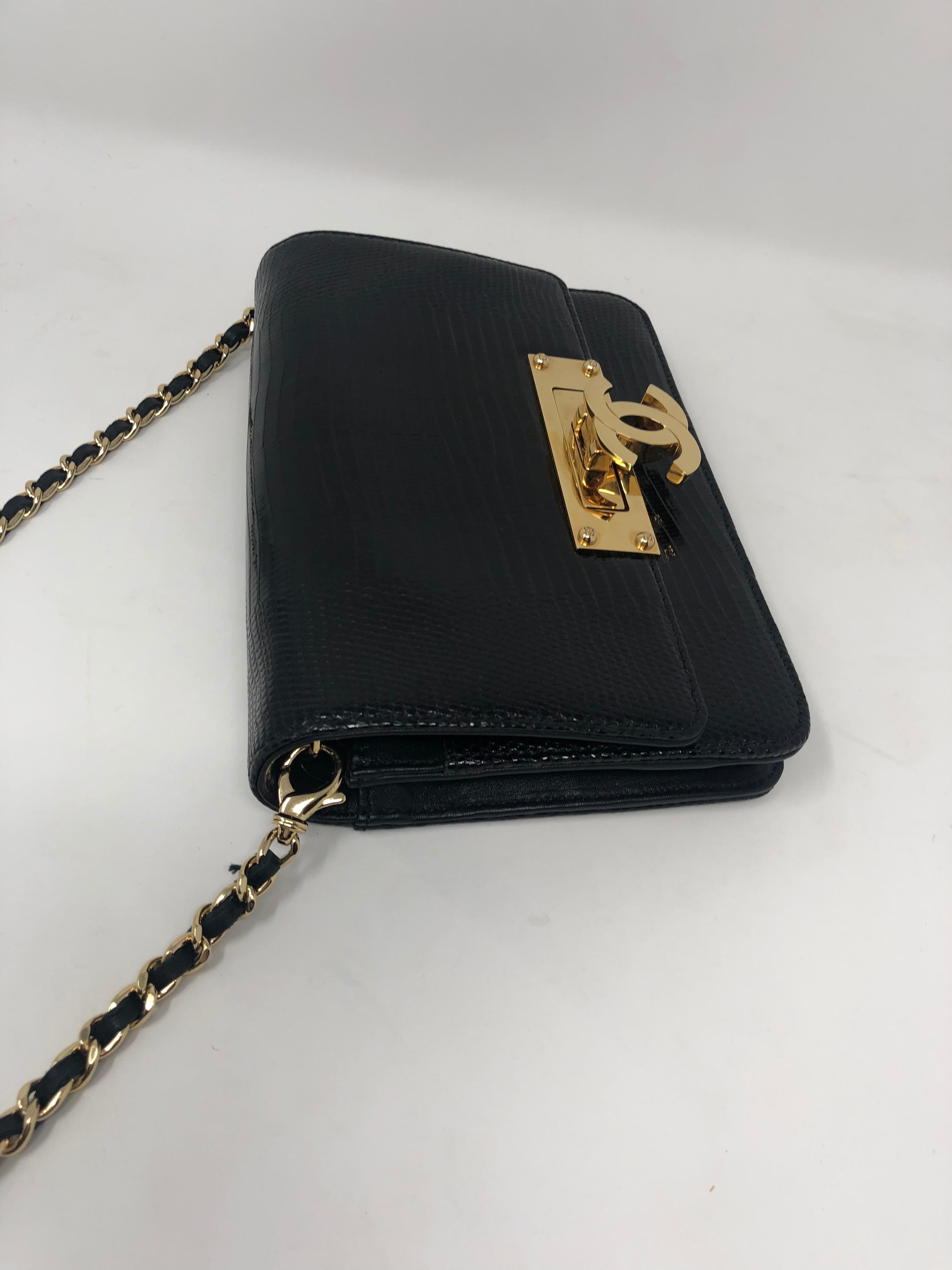 Chanel Alligator Clutch/ Crossbody Bag 2