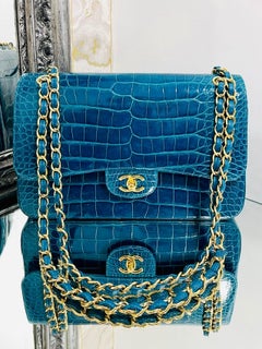 Chanel Alligator Jumbo Double Flap Timeless Bag