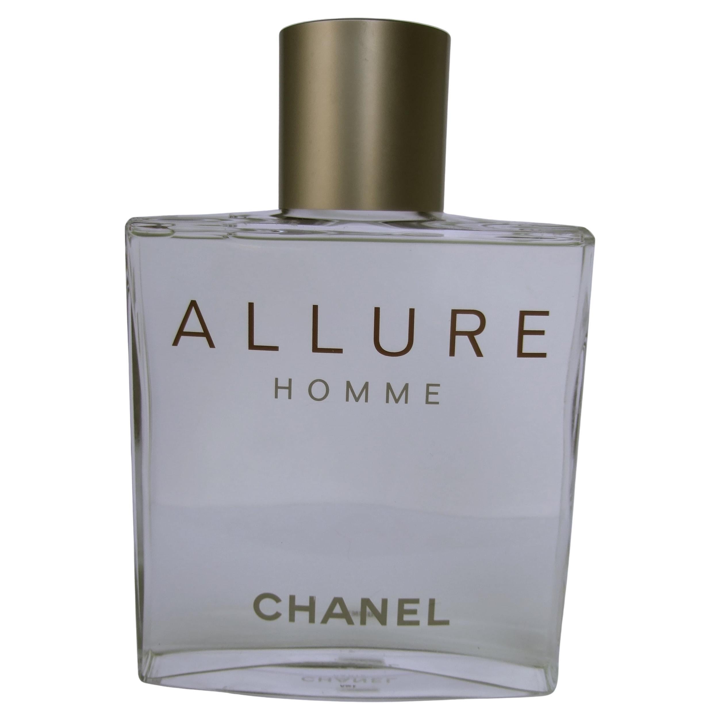 Chanel Allure Homme grande bouteille de factice en verre en vente