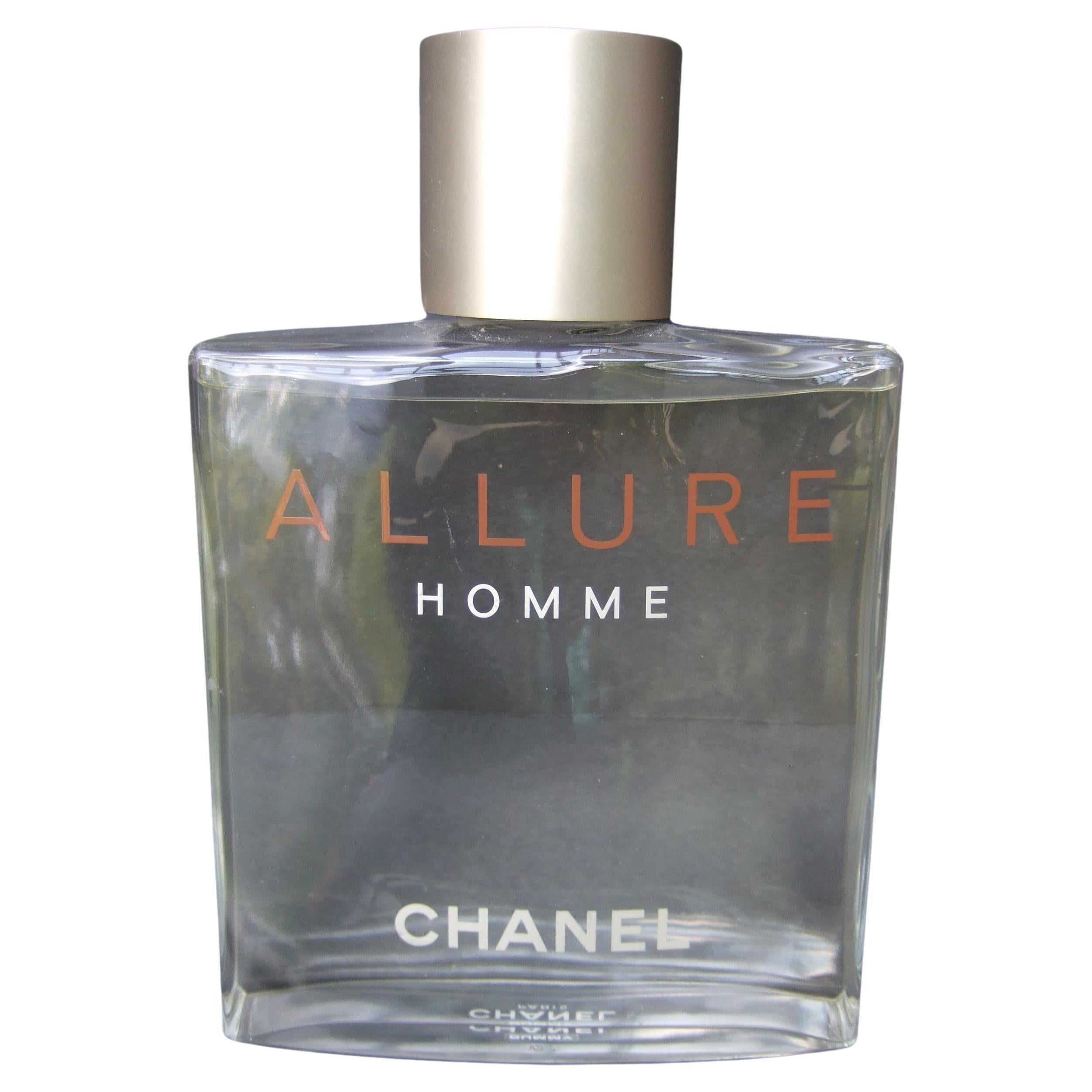 Chanel Allure Homme Riesige Glas-Attrappen-Display-Flasche  21. c  (Blau) im Angebot
