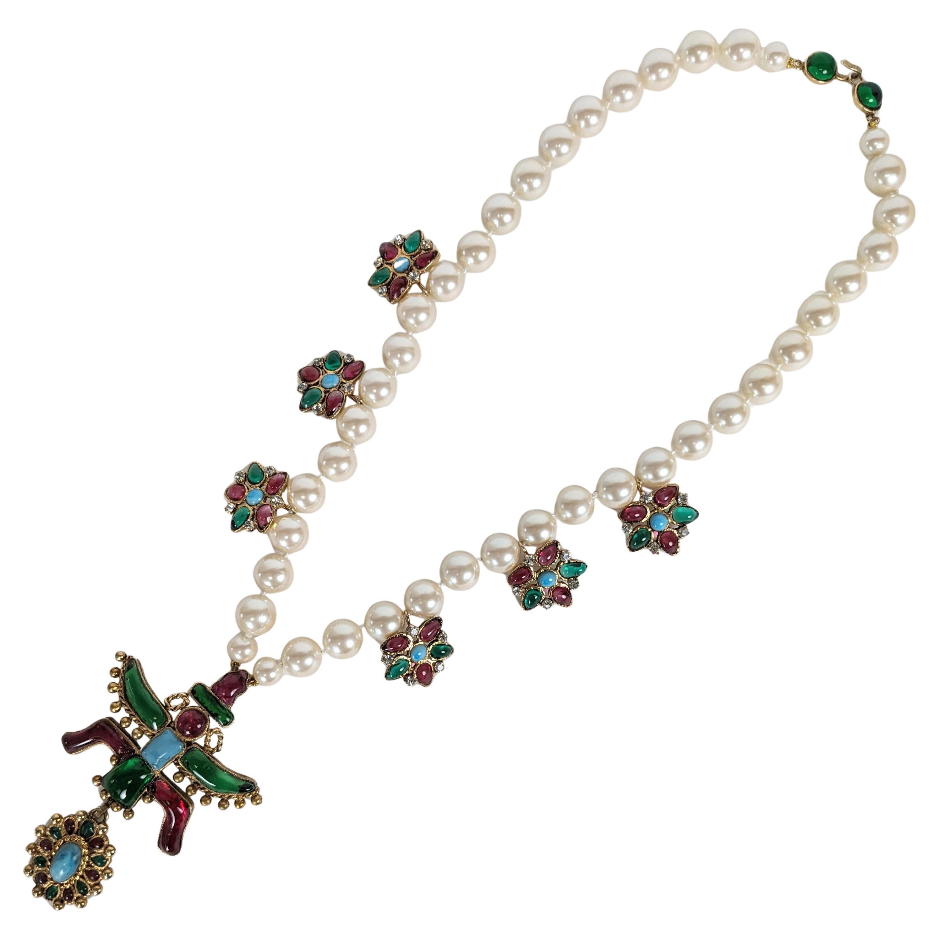 Chanel American Indian Zuni Inspired Lariat Autunno Inverno 1993 in vendita