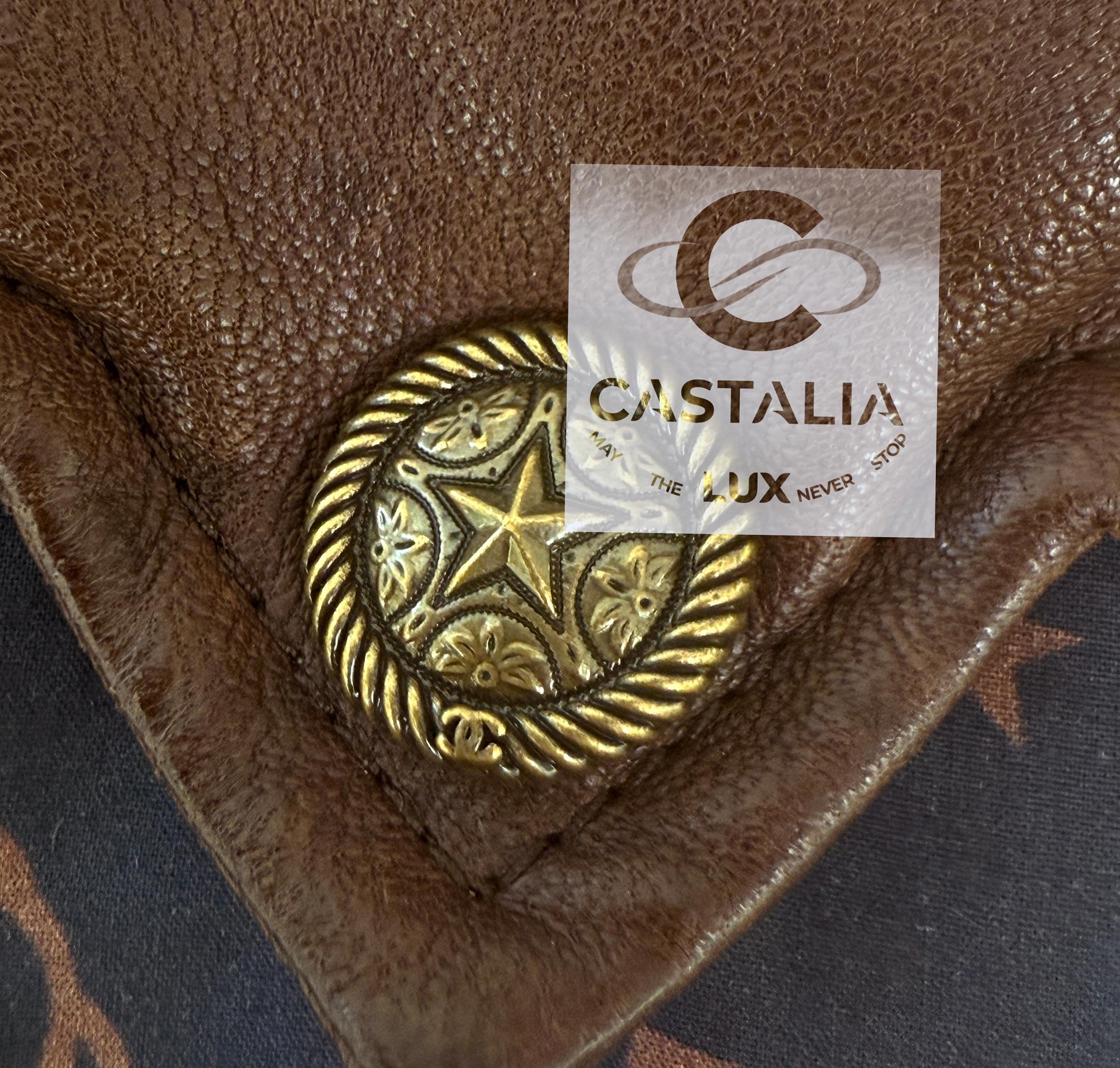 Gilet Chanel American Mythos CC Logo Relic 34 FR in vendita 2