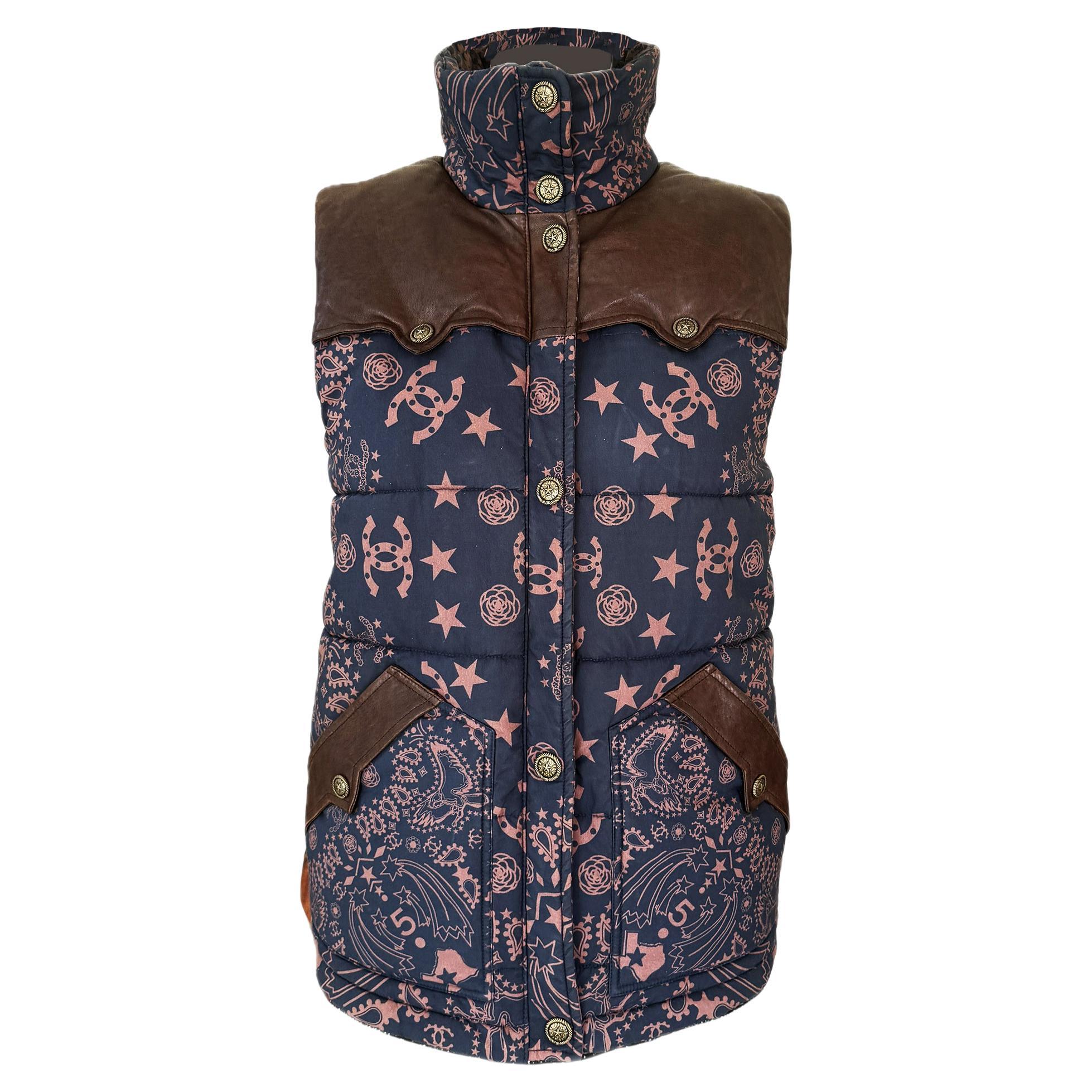 Chanel Amerikanische Mythos CC Logo Relikt Weste 34 FR
