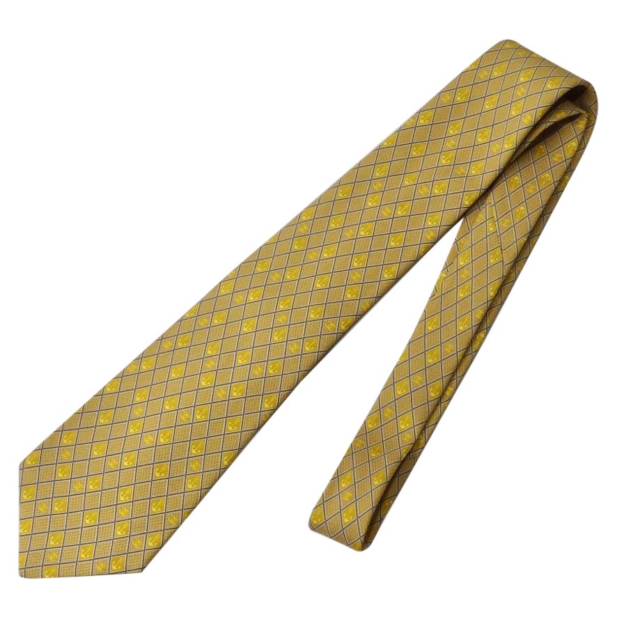 Corbata Chanel Anchor Circa 1980s