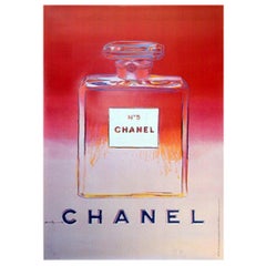 Chanel Andy Warhol Pink Original Retro Poster