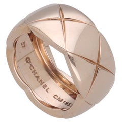 Chanel Ring Coco Crush Beige Gold 18 kt.