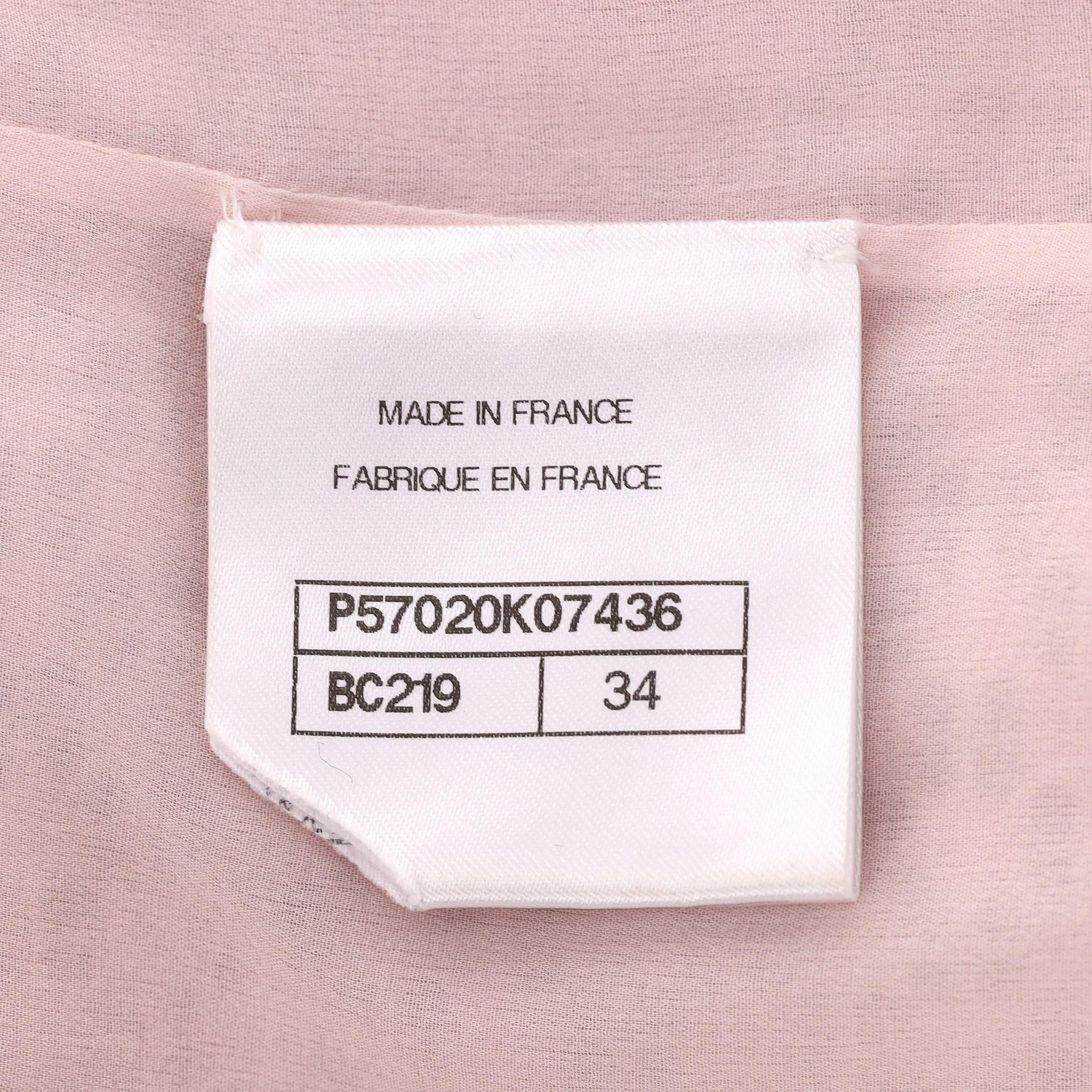 Chanel Angora Wool & Silk Rhinestone Studded Dress For Sale 2
