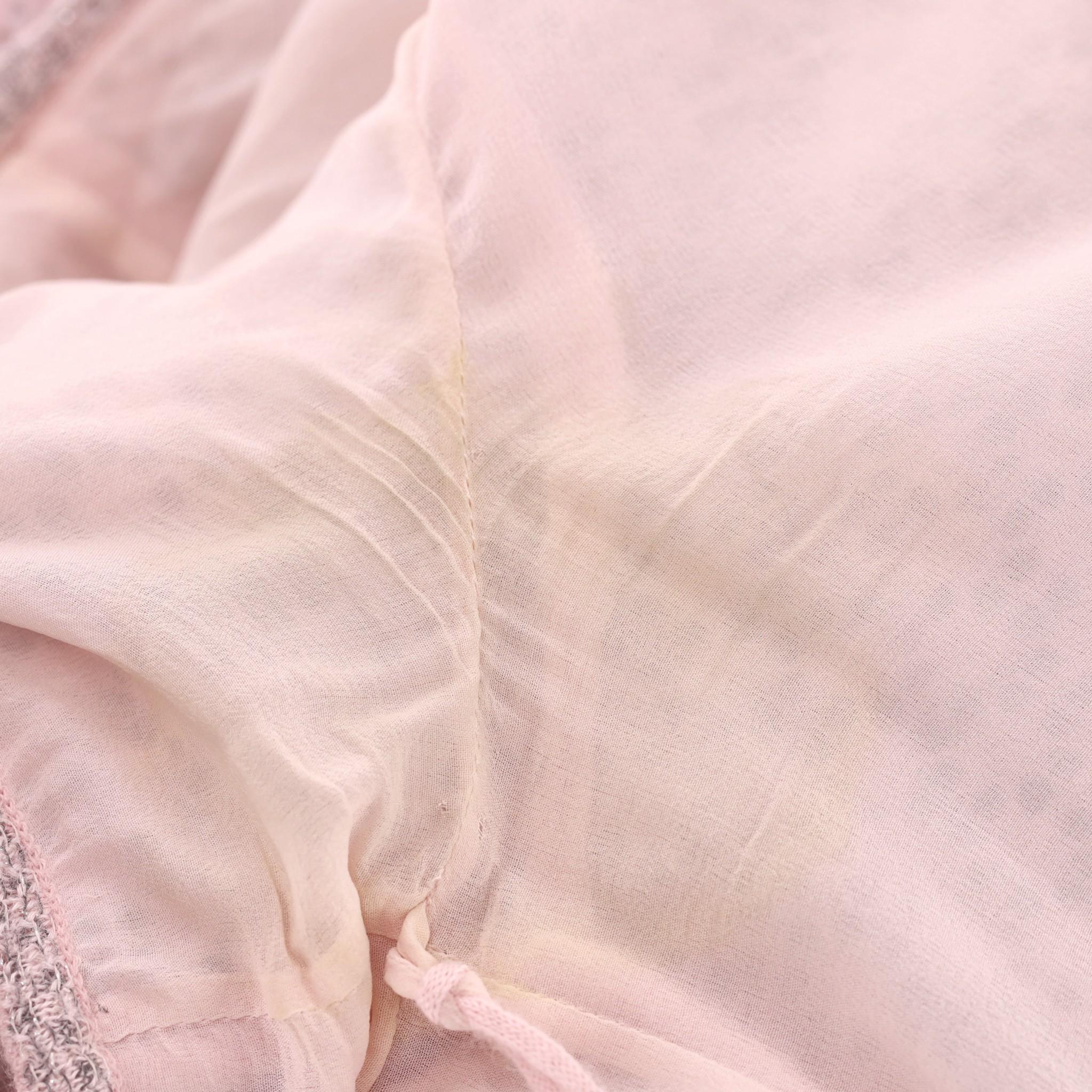 Chanel Angora Wool & Silk Rhinestone Studded Dress For Sale 4