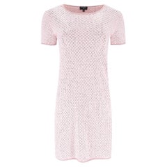 Chanel Angora Wool &amp; Silk Rhinestone Studded Dress
