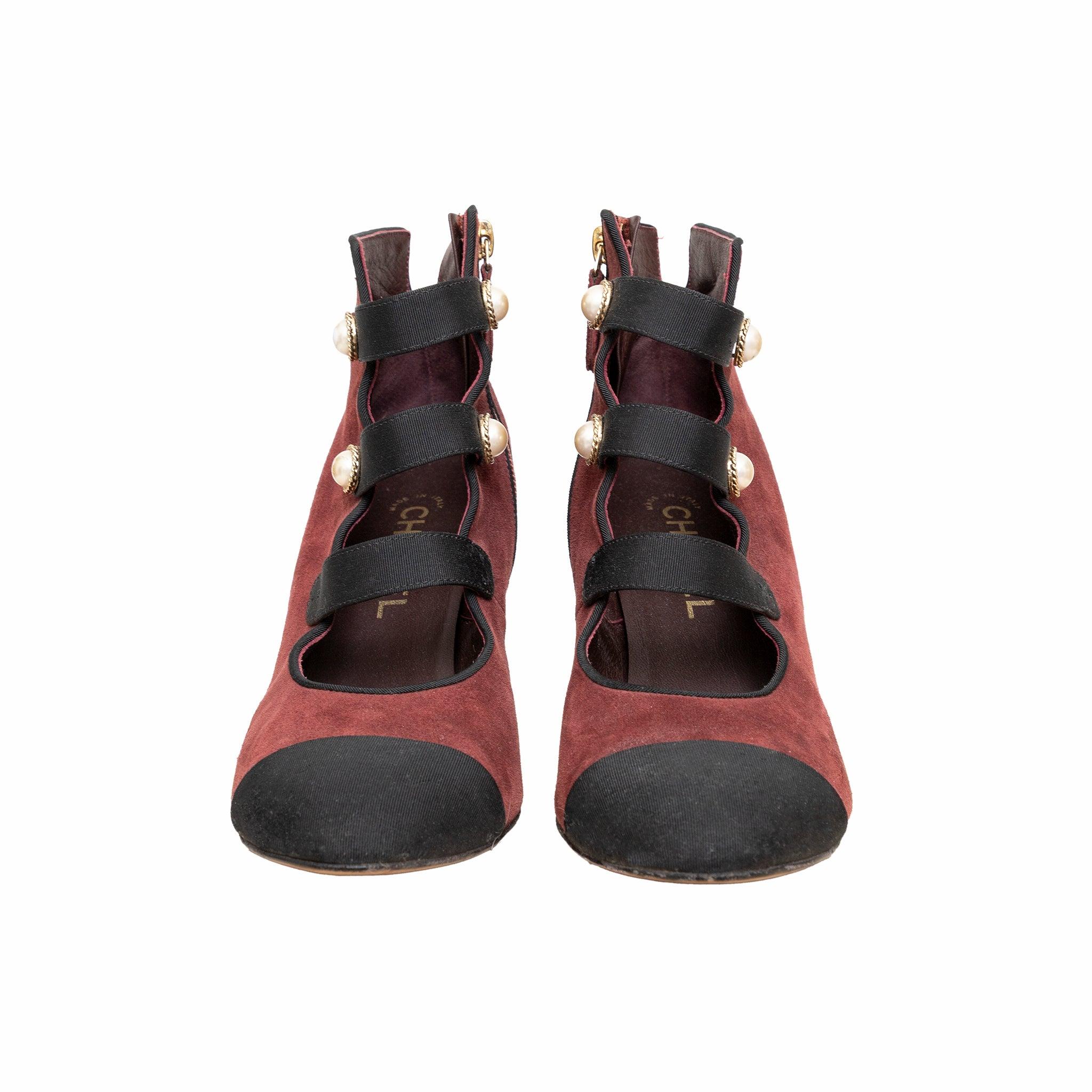 Botines Chanel - Años 10 Marrón en venta