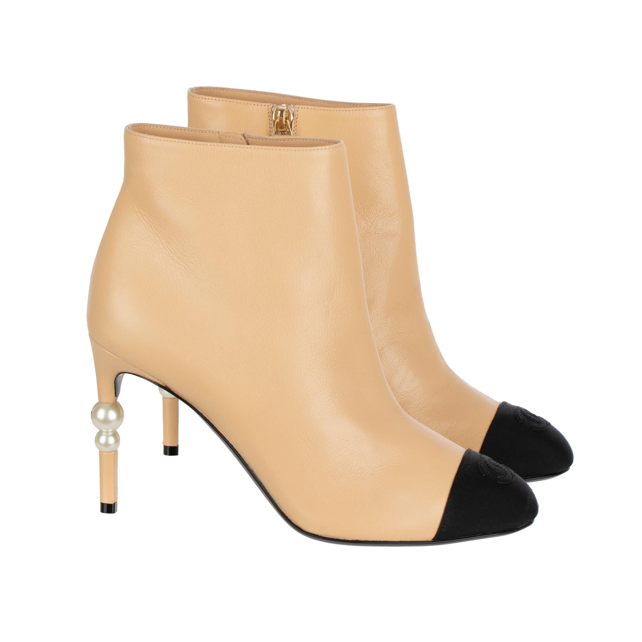 chanel short boots