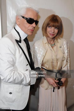 Chanel Anna Wintour Style Hologram Sequin Cashmere Jacket