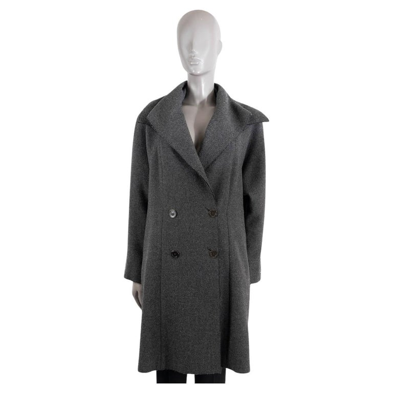 Wool Coats Vintage Chanel Trench Coat Chanel Lined Leather Trench