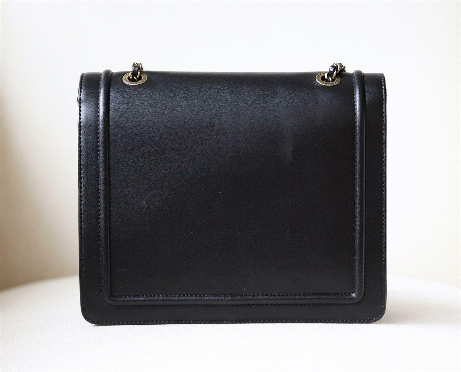 Black Chanel Antico Lambskin Large CC Flap Bag