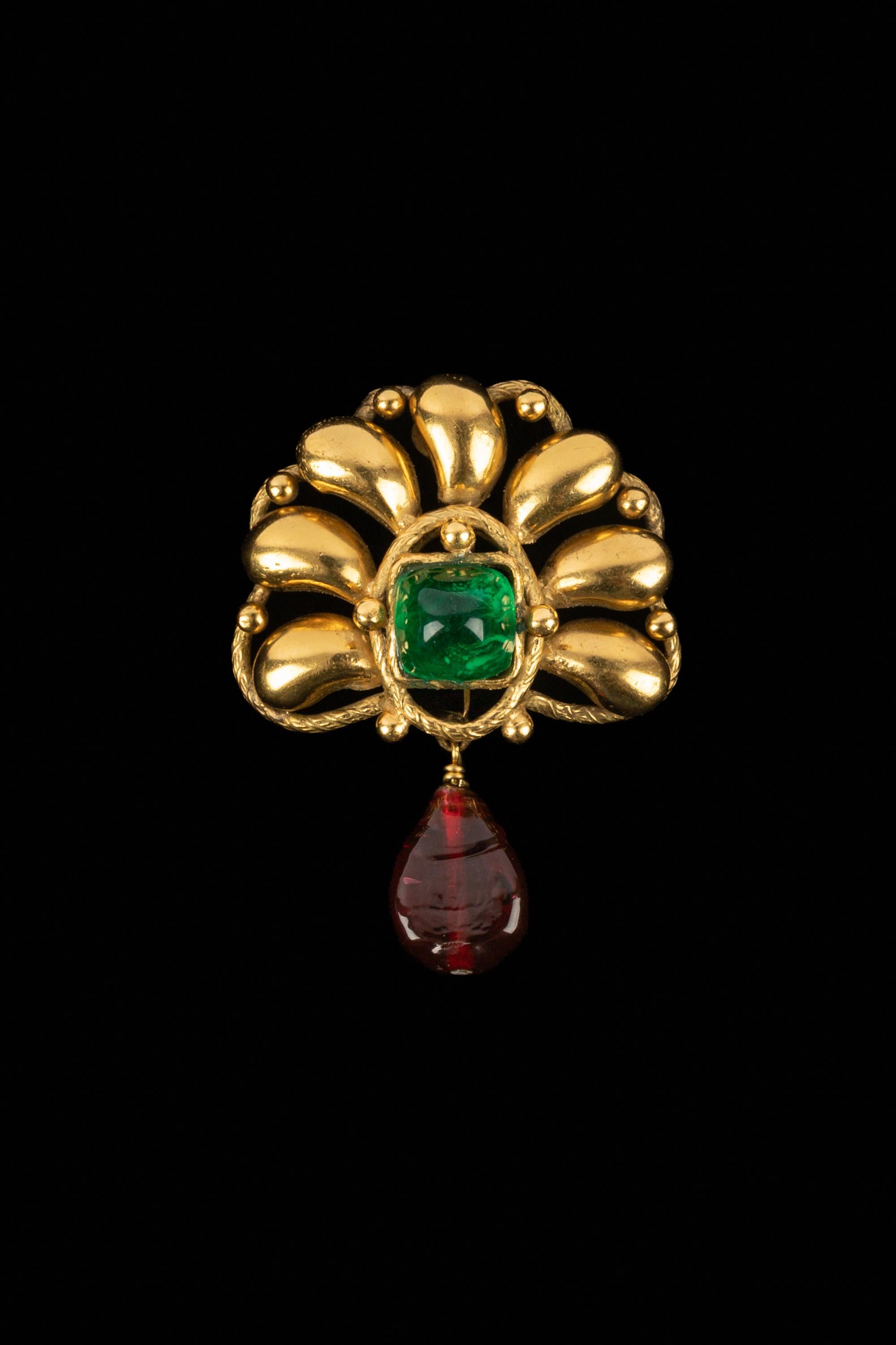 Chanel antike Brosche Haute Couture im Zustand „Hervorragend“ im Angebot in SAINT-OUEN-SUR-SEINE, FR