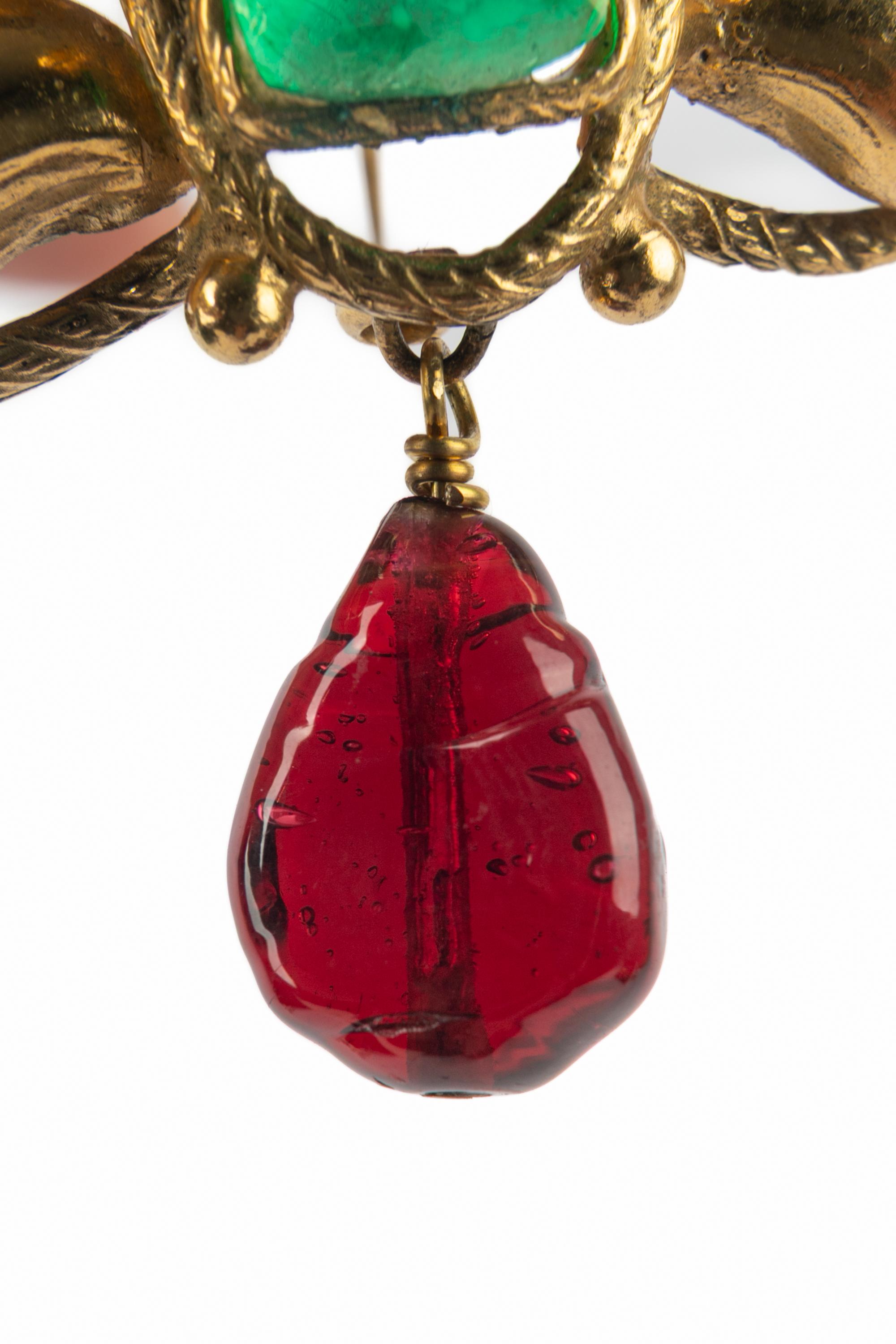 Chanel antike Brosche Haute Couture im Angebot 3