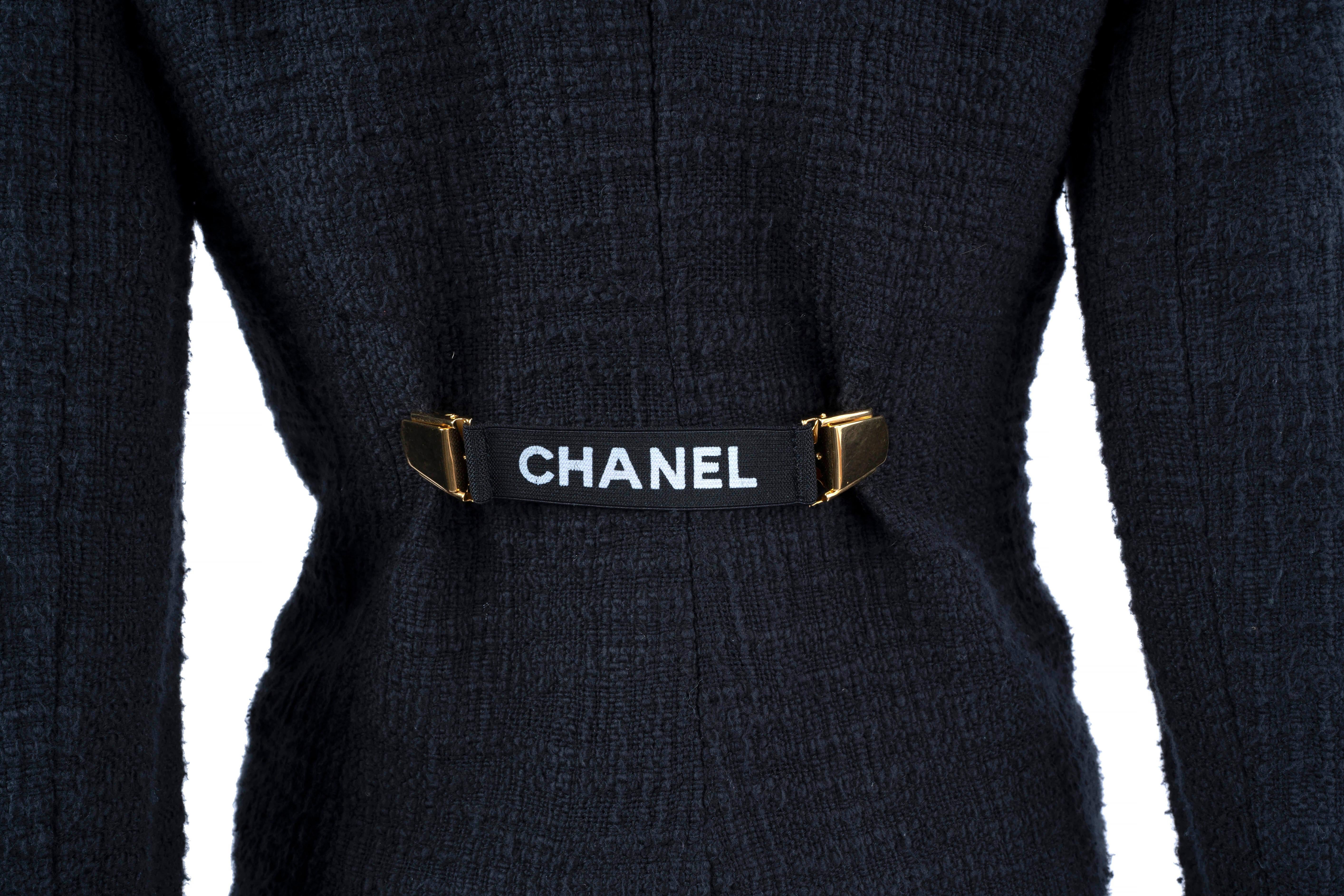 CHANEL antique gold-tone 1994 94P MINI SUSPENDERS CLIPS For Sale 2