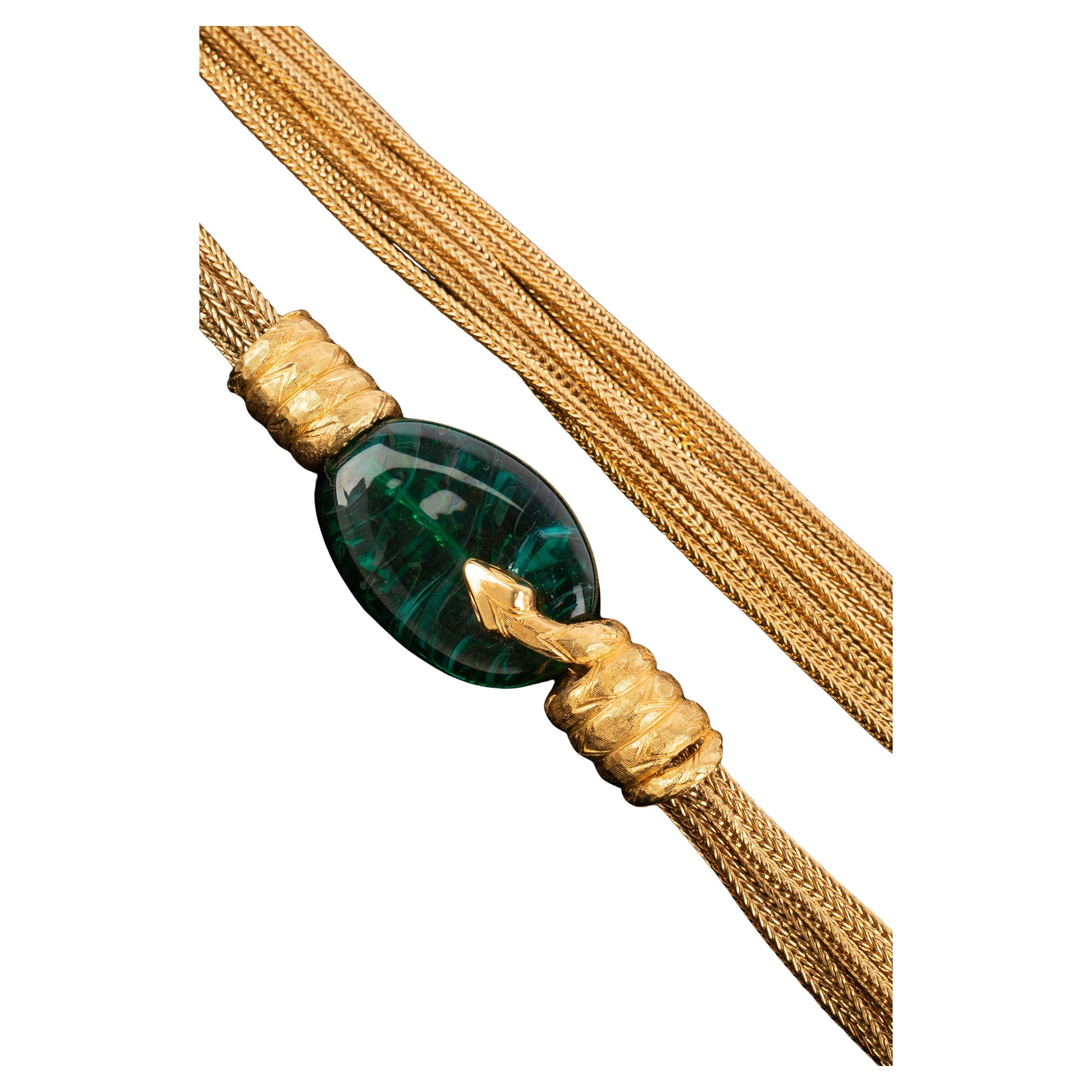 Chanel antique necklace by Goossens For Sale