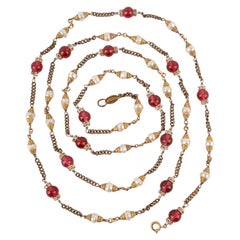 Chanel Antique Necklace / Sautoir, 1960s