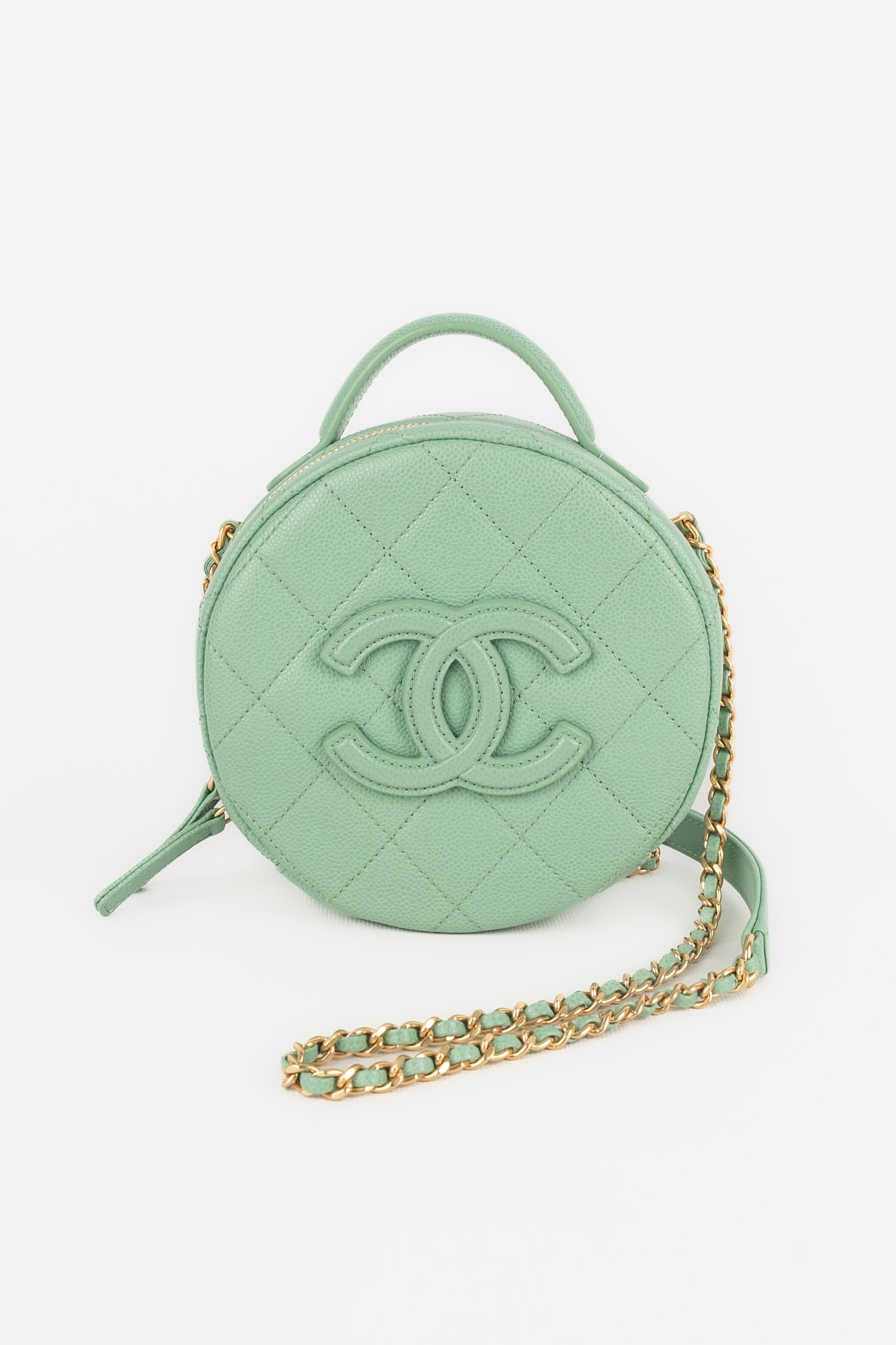 Chanel aqua bag 2013 In Excellent Condition In SAINT-OUEN-SUR-SEINE, FR