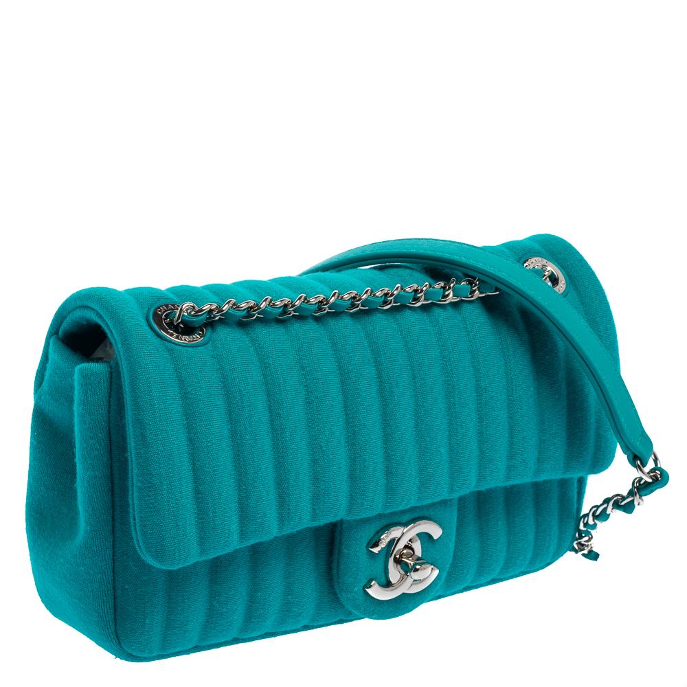 aqua chanel bag