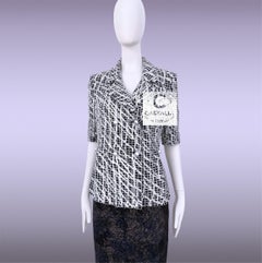 Chanel Aquatic Reverie Tweed Jacket with Pearl Belt