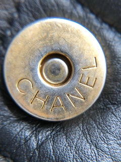 Chanel Archi Chic O Case Clutch Quilted Grained Calfskin Large Black Bag