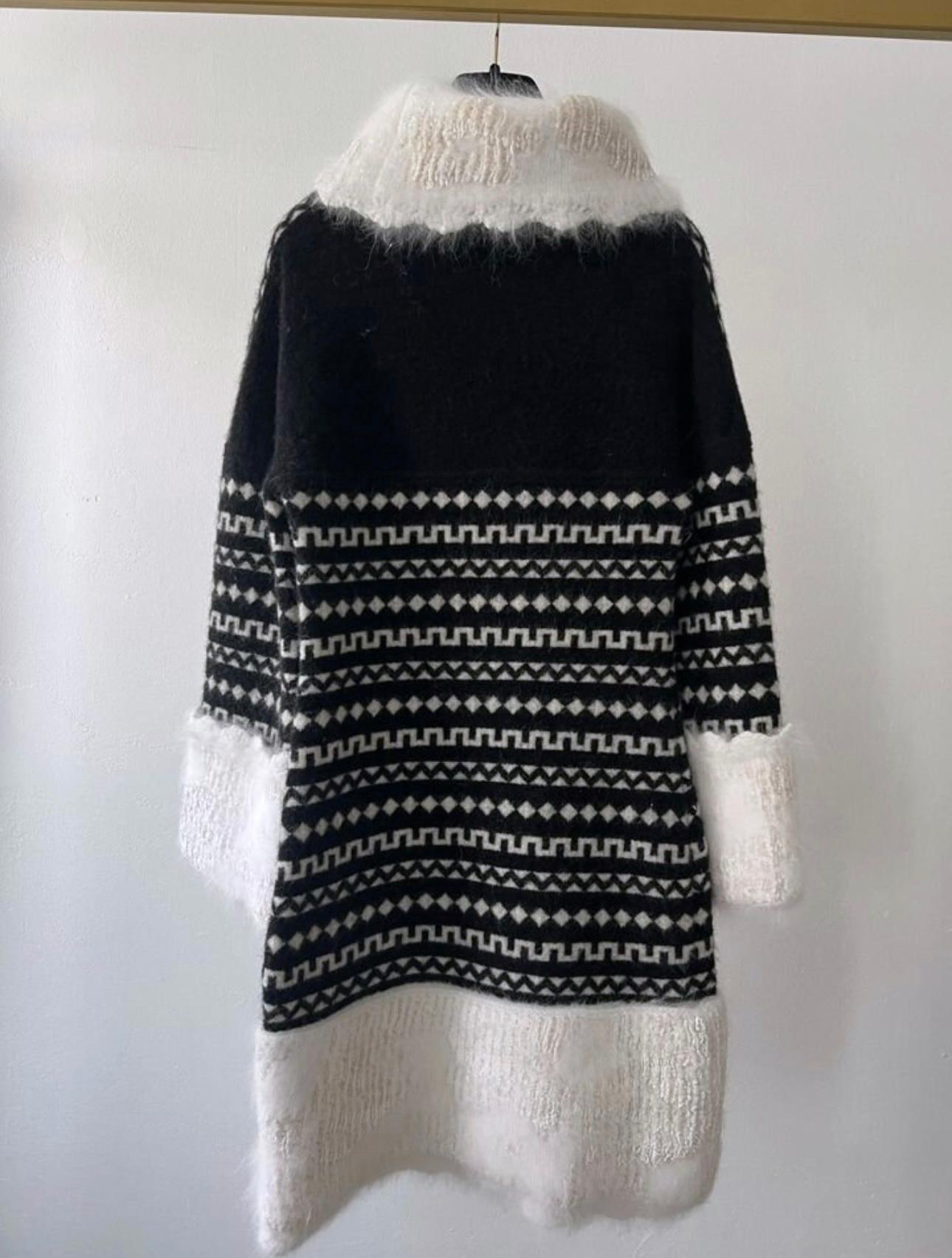Women's or Men's Chanel Arctic Ice Collection Charming Fluffy Dress